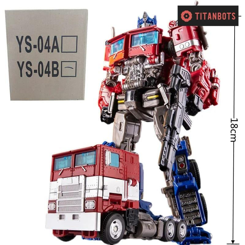 Autobot Leader Action Figure with Dual Sword - Classic Movie Inspired - Great Gift for Kids - 10Inches