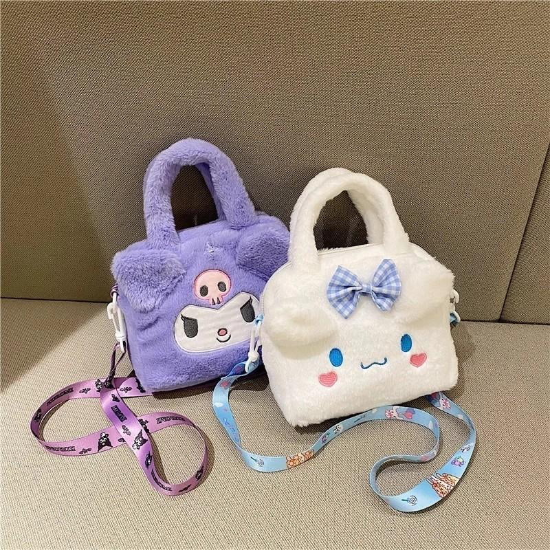 Kitty, Kuromi ,Melody-Plush Handbag, Plush Crossbody Bag, Party Gifts, Valentine'S Day Gifts