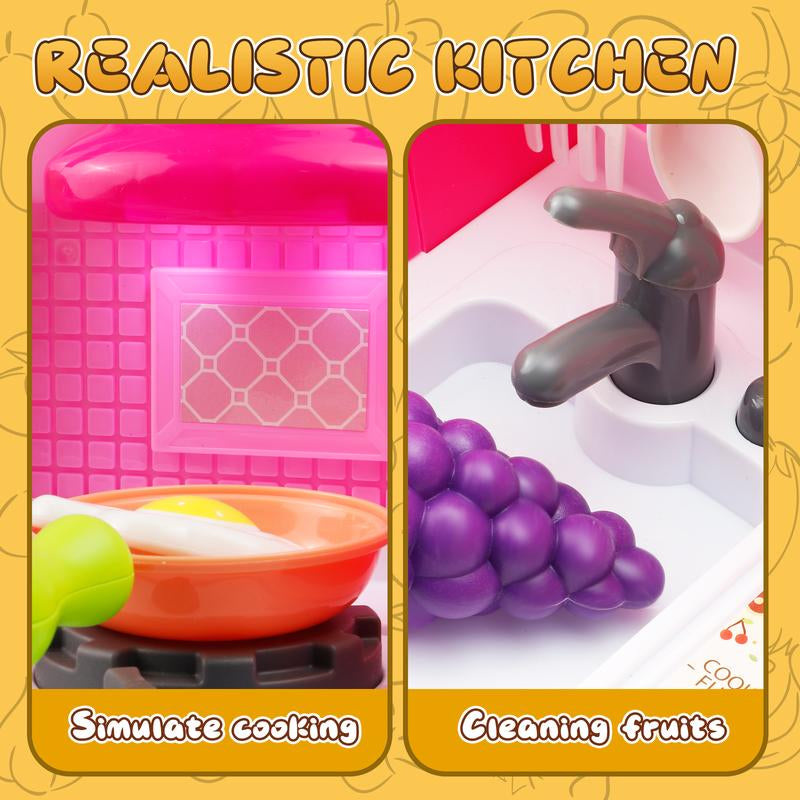 Versatile Kitchen Playset – Transformable Two Forms Cooking Toy for Kids with Exciting Features