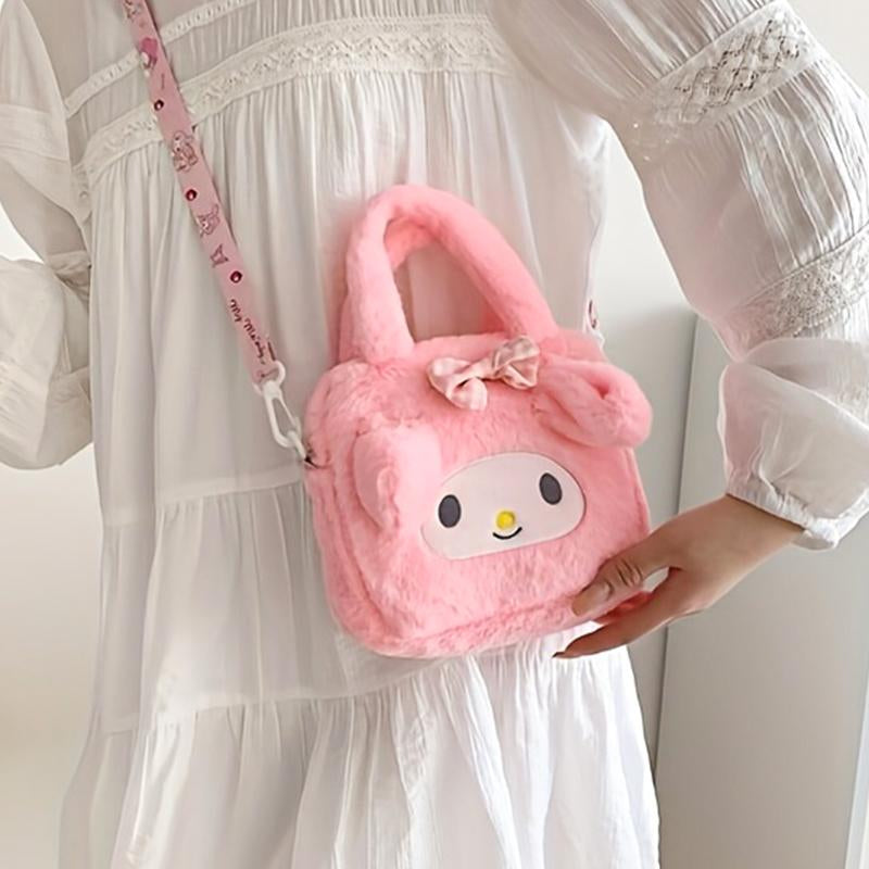 Kitty, Kuromi ,Melody-Plush Handbag, Plush Crossbody Bag, Party Gifts, Valentine'S Day Gifts