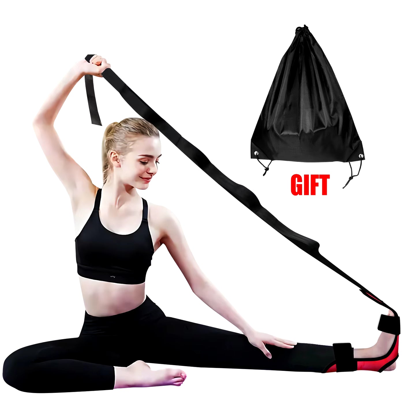 Fascia Stretcher Finally Flexible Again Yoga Strap Belt Foot Stretching Band Ballet Ligament Stretching Leg Stretcher