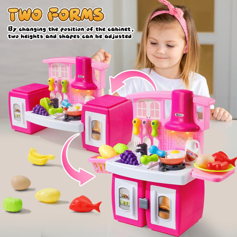 Versatile Kitchen Playset – Transformable Two Forms Cooking Toy for Kids with Exciting Features