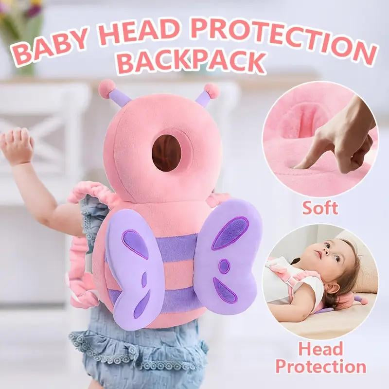 Head Protector Backpack for Babies - Adjustable Straps - Lightweight Cushion for Crawling & Walking Toddlers, Ideal for Indoor and Outdoor Activities
