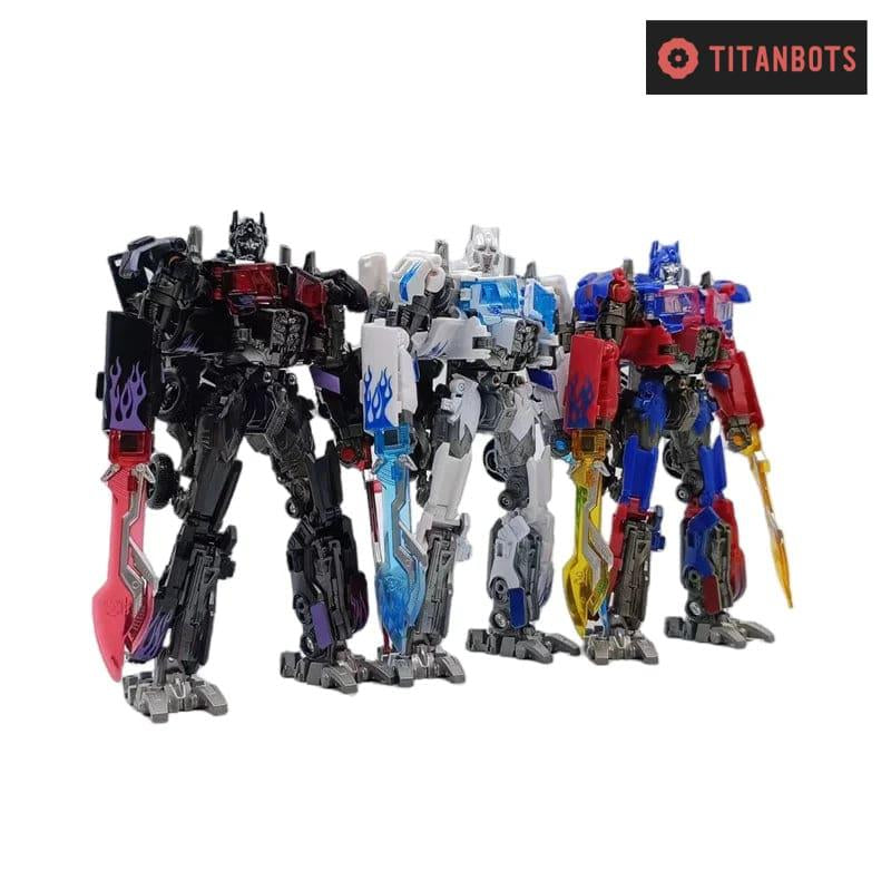 Autobot Leader Action Figure with Dual Sword - Classic Movie Inspired - Great Gift for Kids - 10Inches
