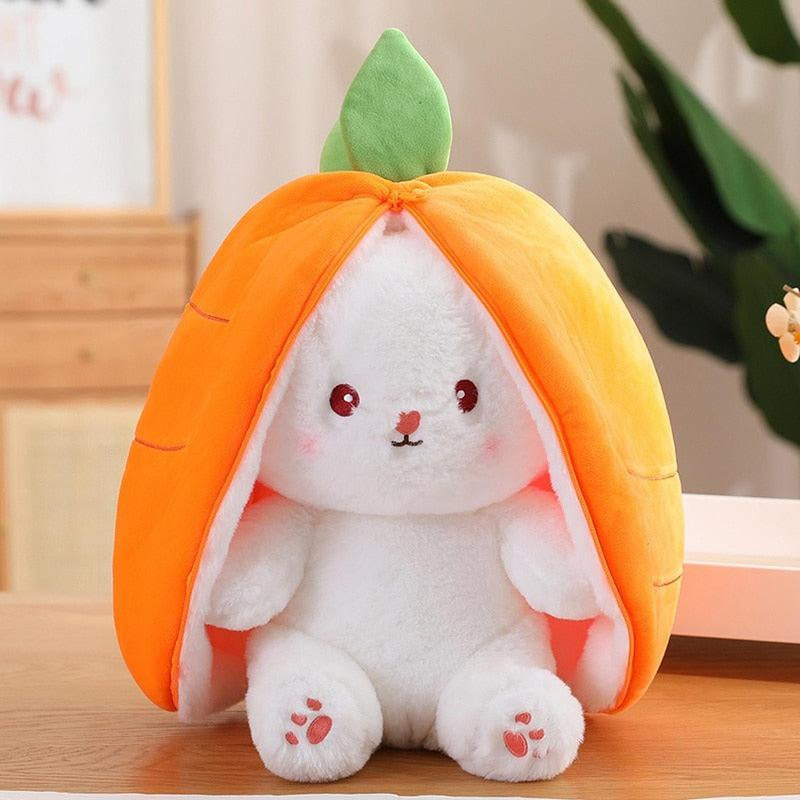 Bunny Plush Strawberry Stuffed Animal Carrot Rabbit Plushie Toy for Kids - Gift for Girls Animal Plush,Children'S Sleeping Pillow