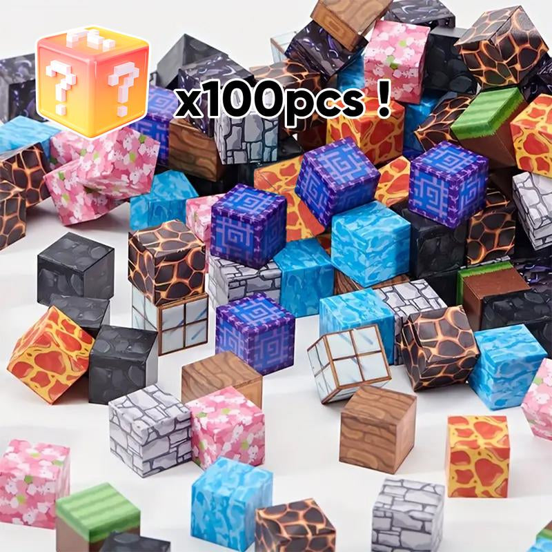 100 PCS Magnetic Blocks -Build My Magnetic World Luxury Set, Magnetic Tiles Building STEM Toys for Boys & Girl Kids Toddler Toys for 3+ Years Old