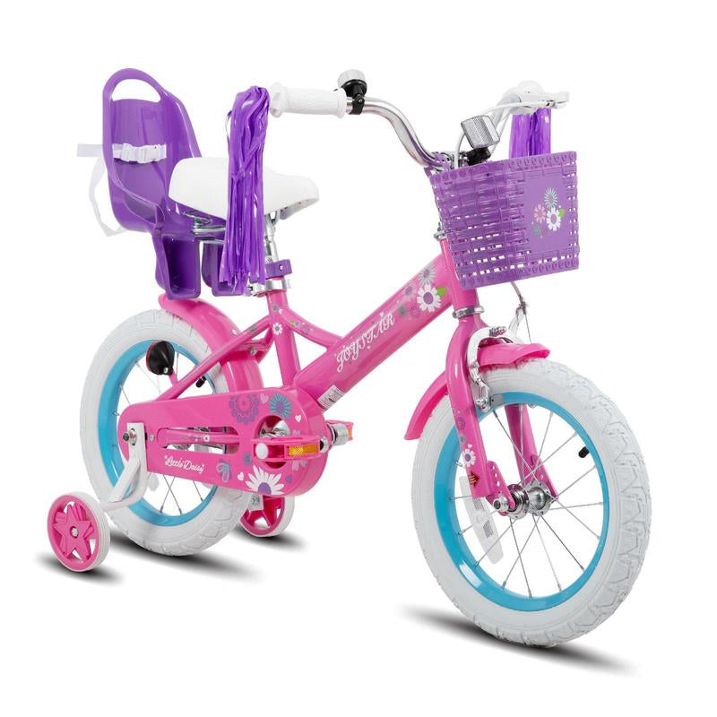 JOYSTAR Kids Bike 3-9 Years 12-16 Inch Girls Bicycle Training Wheels Princess Doll Seat Bike Toddler Kids' Bicycle Boy Girl