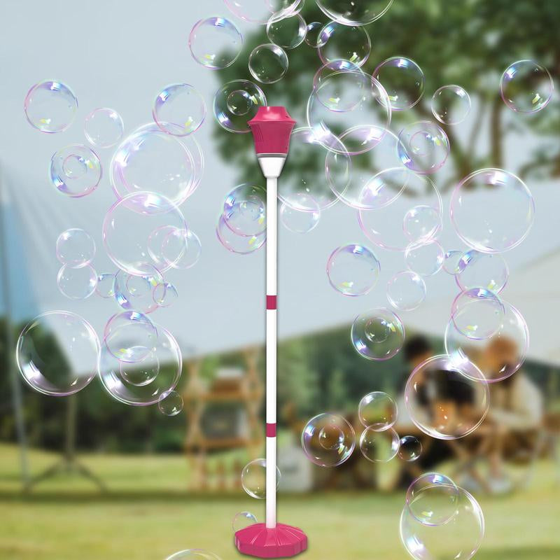 Bubble Maker Toy Standing with Lights & Music Portable Ligheweight 47'' Height Summer Toys for Party Wedding Party Favors Gifts