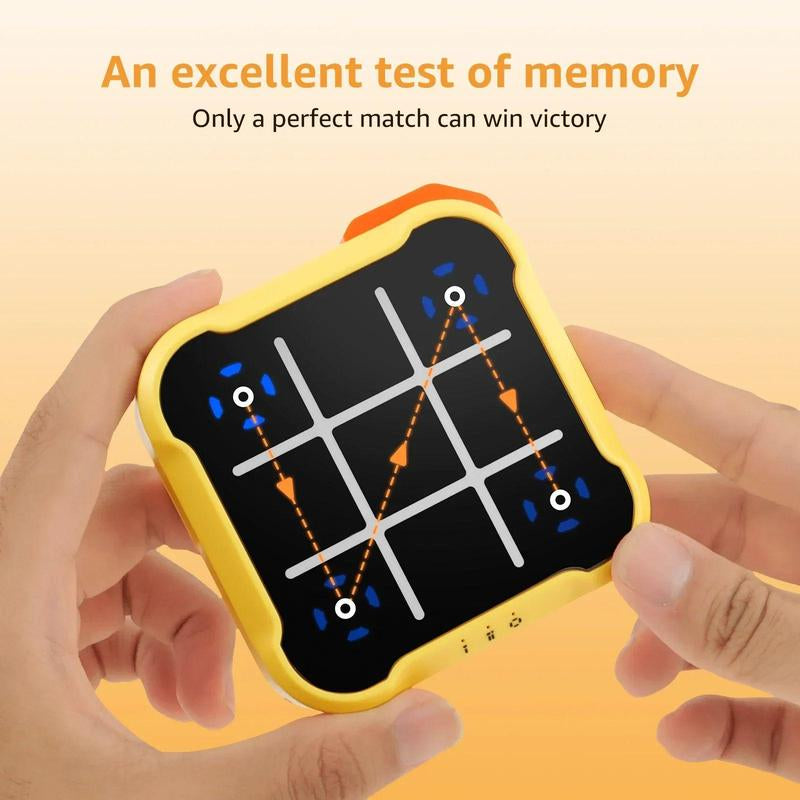 Toytopia. Tic Tac Toe Game, 3 in 1 Handheld Console, Portable Travel Game, Stress Relief Toy Game, for All Ages
