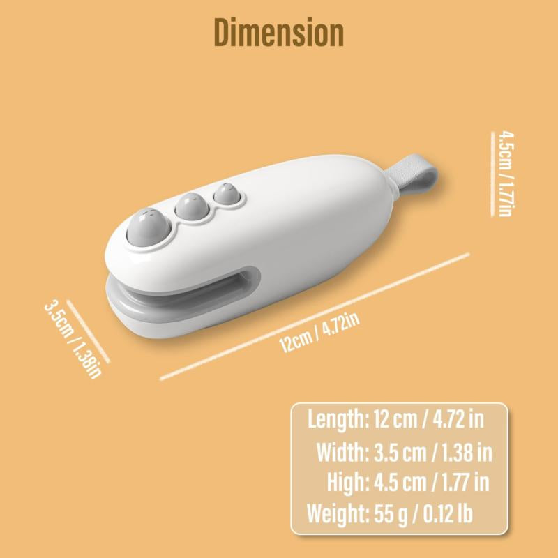2025 Rechargeable Mini Heat Sealing Machine Household Portable Snack Bag Sealer