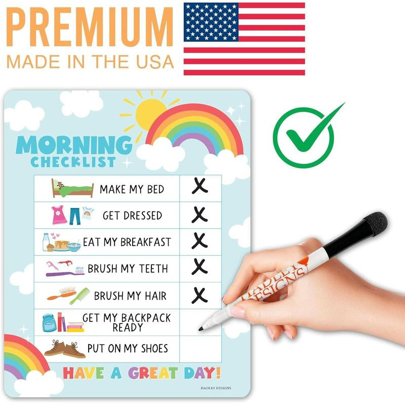 Colorful Day & Night Routine Charts | Daily Schedule | Educational Charts