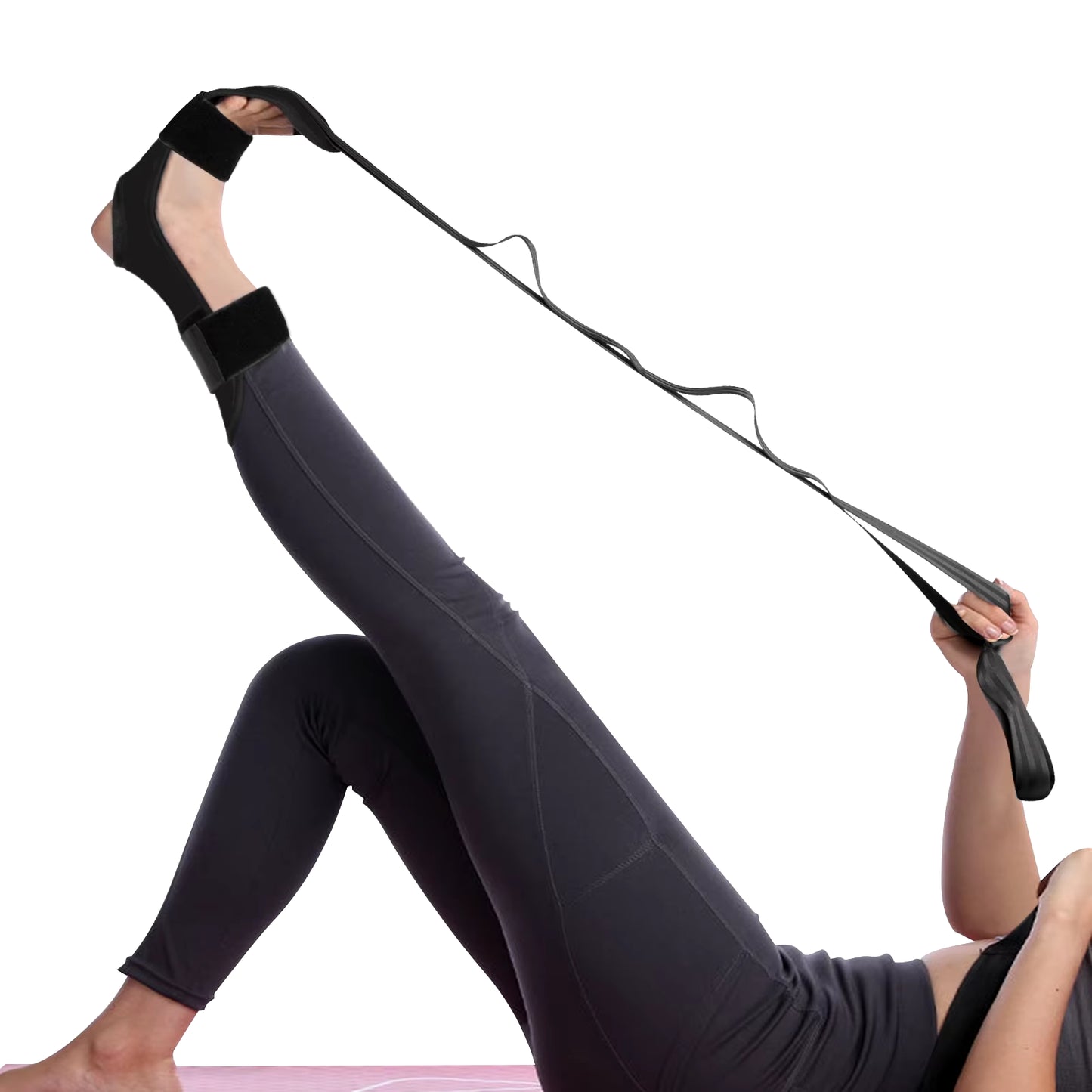 Fascia Stretcher Finally Flexible Again Yoga Strap Belt Foot Stretching Band Ballet Ligament Stretching Leg Stretcher