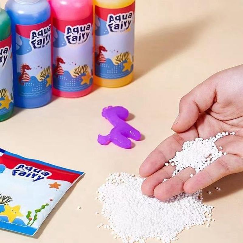 Water Gel Kit Gifts Magic Toys for Kids:12 Colors 100Ml Water Gel with Pearlized & Luminous Magic Paint Gel,Handmade DIY Creative Water Art Set with 12 Shape 3D Molds for Kid Birthday Party Easter Gift