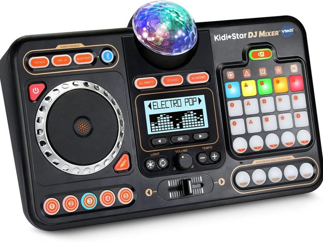 Vtech Kidi Star DJ Mixer – Create, Mix, and Jam with 2000+ Sound Combinations and Bluetooth Connectivity