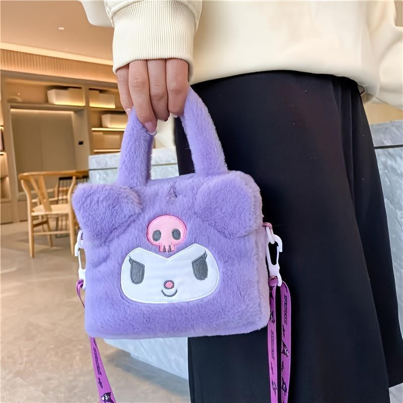 Kitty, Kuromi ,Melody-Plush Handbag, Plush Crossbody Bag, Party Gifts, Valentine'S Day Gifts