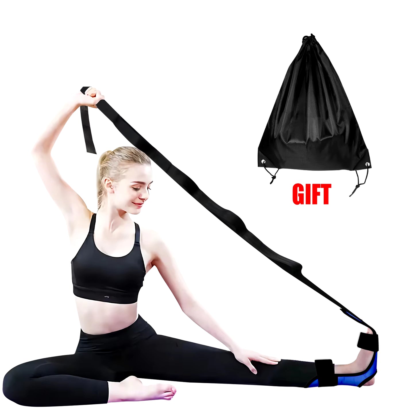 Fascia Stretcher Finally Flexible Again Yoga Strap Belt Foot Stretching Band Ballet Ligament Stretching Leg Stretcher