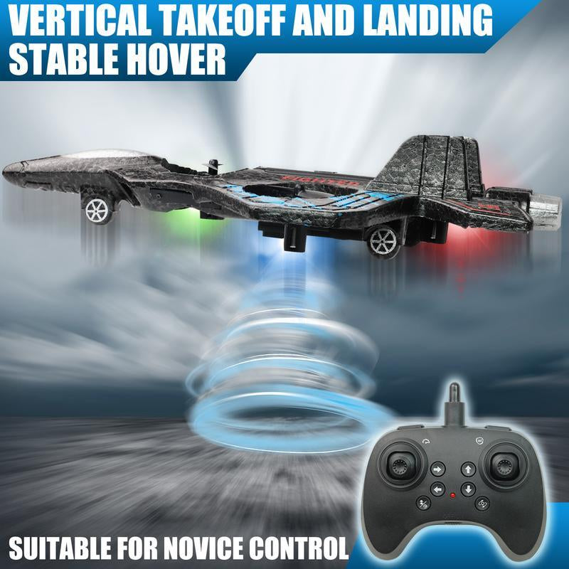 Remote Control RC Jet, 360° Stunt Roll Aircraft with Lights, Flying Toy for Kids & Beginners