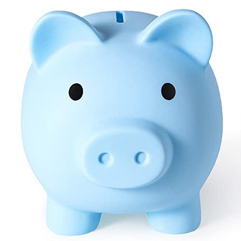 Large Piggy Bank Unbreakable Plastic Money Coin for Girls and Boys Size Banks Practical Gifts Birthday Easter Christmas (Pink)