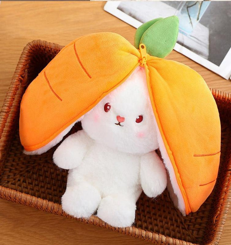 Bunny Plush Strawberry Stuffed Animal Carrot Rabbit Plushie Toy for Kids - Gift for Girls Animal Plush,Children'S Sleeping Pillow