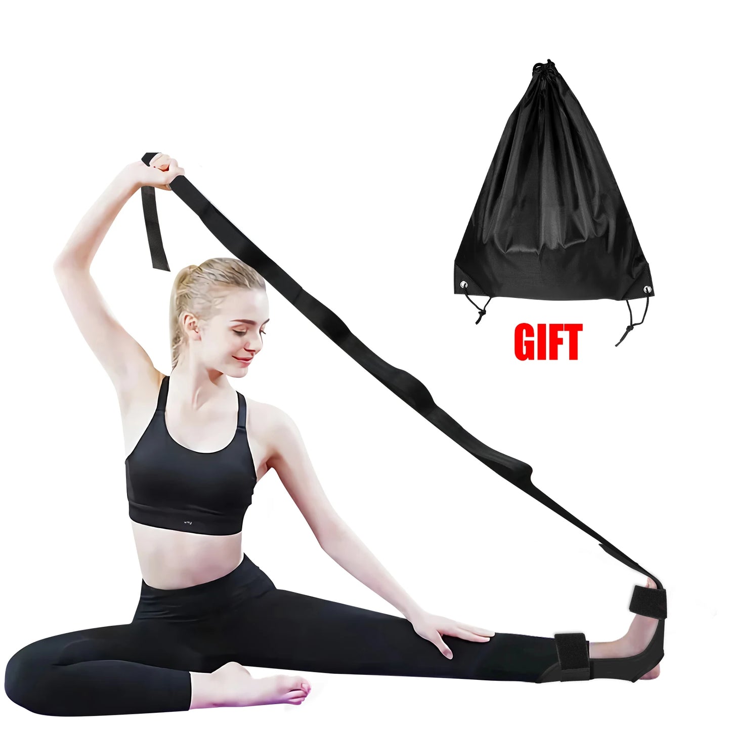 Fascia Stretcher Finally Flexible Again Yoga Strap Belt Foot Stretching Band Ballet Ligament Stretching Leg Stretcher
