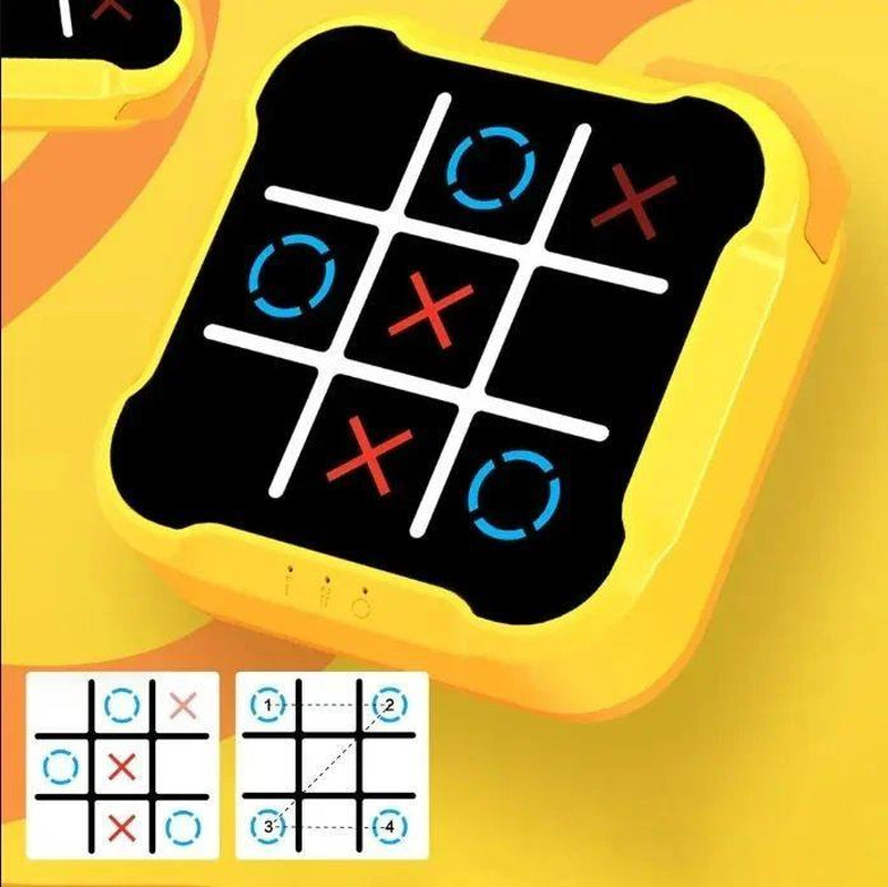 Toytopia. Tic Tac Toe Game, 3 in 1 Handheld Console, Portable Travel Game, Stress Relief Toy Game, for All Ages