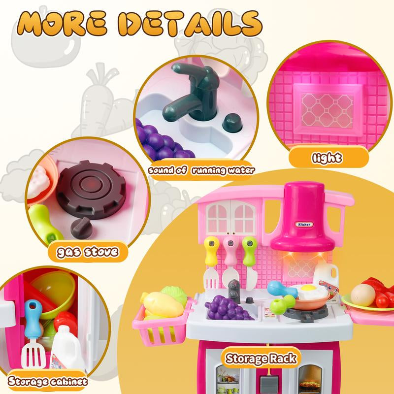 Versatile Kitchen Playset – Transformable Two Forms Cooking Toy for Kids with Exciting Features