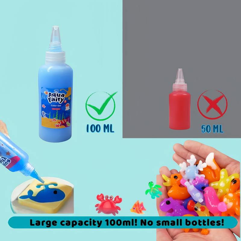 2025 New Large Capacity Magic Water Gel Kit,Squishy Maker Party Favor Birthday DIY STEM Easter Christmas Gifts,Easter Egg Basket Filler Gifts for Kids
