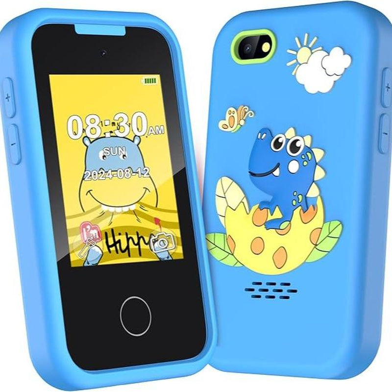 LUOBA Kids Smart Phone for 3-10 Years, Dual Camera, 8GB Memory Card, Games, Music Player, Birthday Gift Travel Toy
