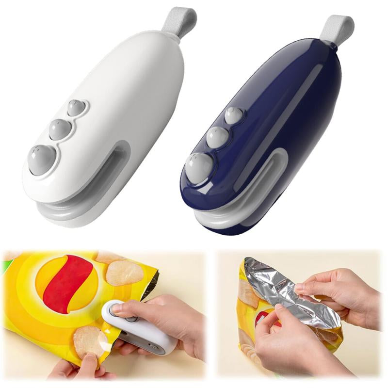 2025 Rechargeable Mini Heat Sealing Machine Household Portable Snack Bag Sealer