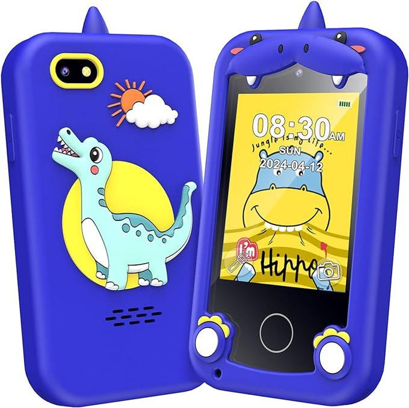 LUOBA Kids Smart Phone for 3-10 Years, Dual Camera, 8GB Memory Card, Games, Music Player, Birthday Gift Travel Toy