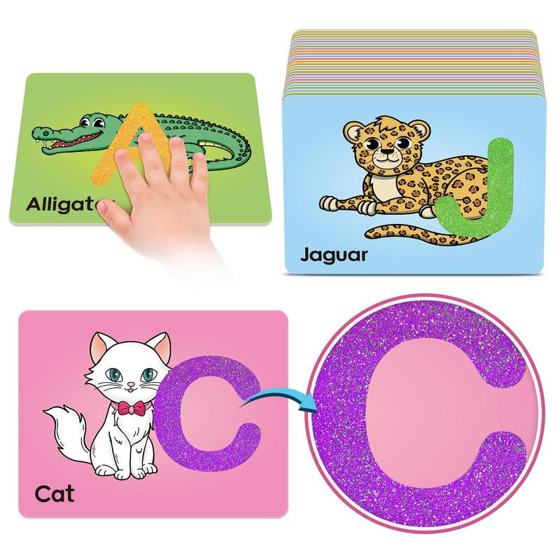 Sandpaper Letters Cards,Sensory Products, Educational Flash Cards