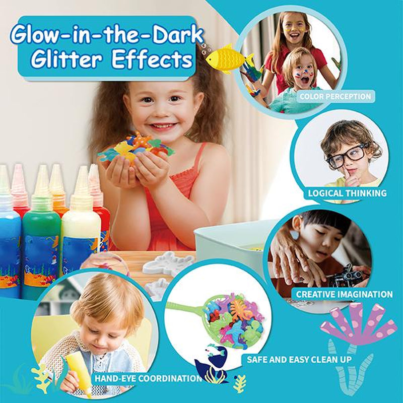 2025 New Large Capacity Magic Water Gel Kit,Squishy Maker Party Favor Birthday DIY STEM Easter Christmas Gifts,Easter Egg Basket Filler Gifts for Kids