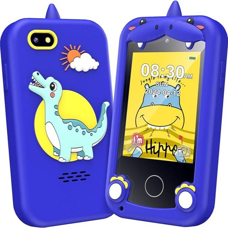 LUOBA Kids Smart Phone for 3-10 Years, Dual Camera, 8GB Memory Card, Games, Music Player, Birthday Gift Travel Toy