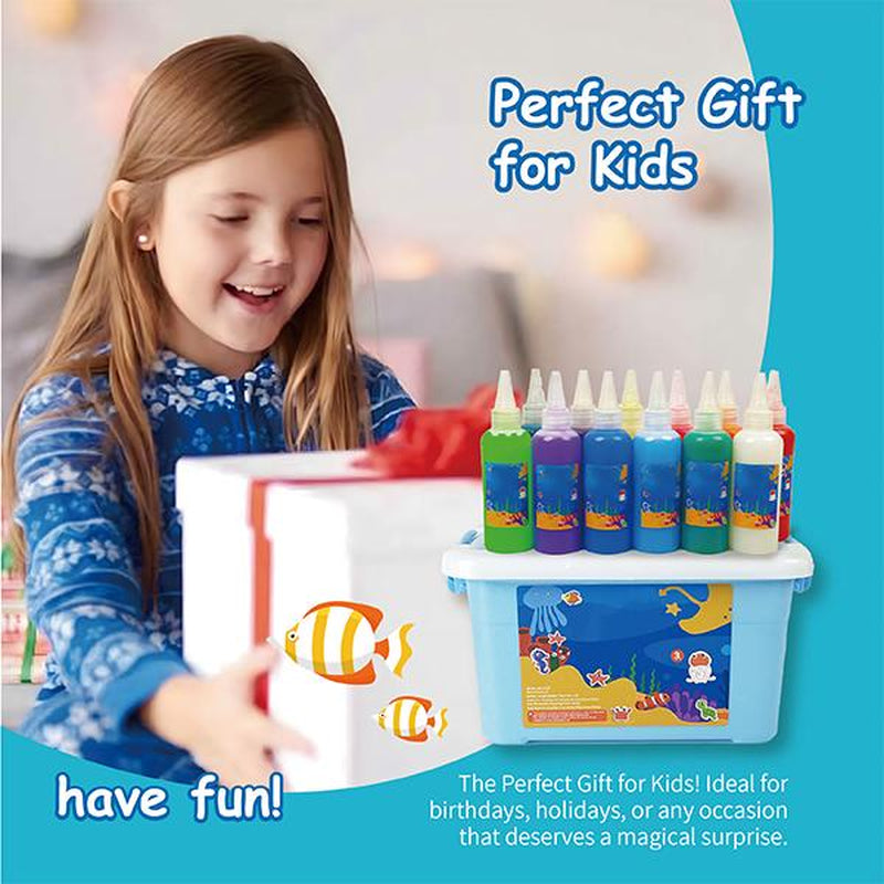 2025 New Large Capacity Magic Water Gel Kit,Squishy Maker Party Favor Birthday DIY STEM Easter Christmas Gifts,Easter Egg Basket Filler Gifts for Kids