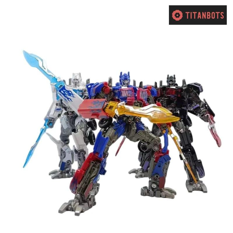 Autobot Leader Action Figure with Dual Sword - Classic Movie Inspired - Great Gift for Kids - 10Inches