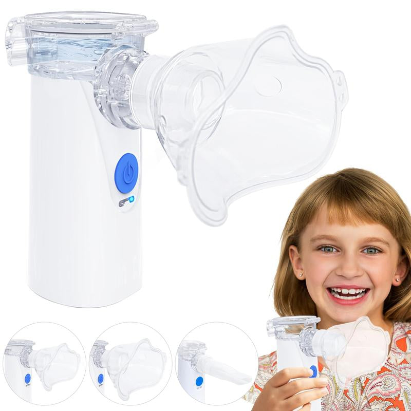 Portable Ultrasonic Nebulizer for Adults and Kids, 3 Modes for Breathing Issues, Healthcare Protective Personal Care Appliances for Home & Travel-Handheld Mesh Nebulizer