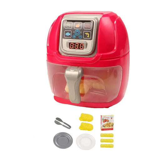 1 Set Play House Toys Smart Sensor LED Display Cooking Joy Ovens Fryer Model Kitchen Toy Role Pretend Play Toy for Children